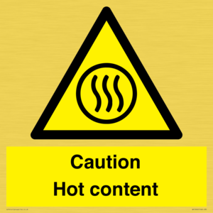 Caution Hot content